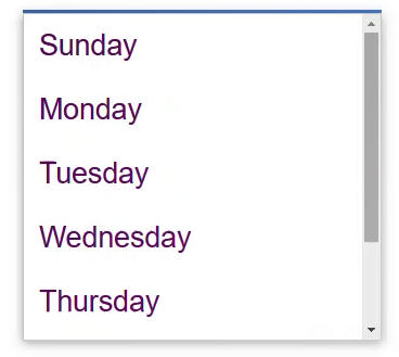 Defining styles for choices in the JSON Form builder.